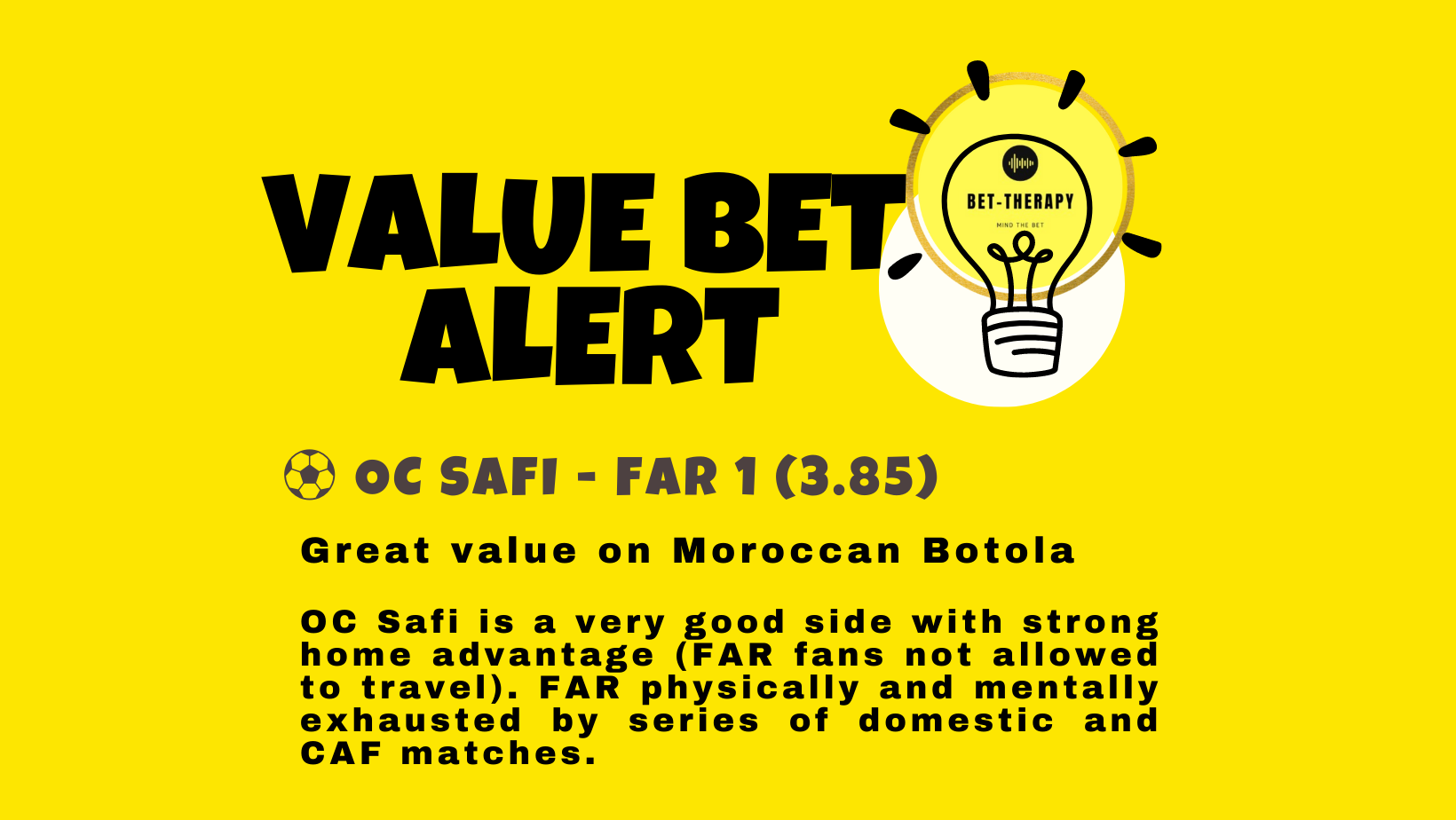 Bet Therapy στοίχημα value bet