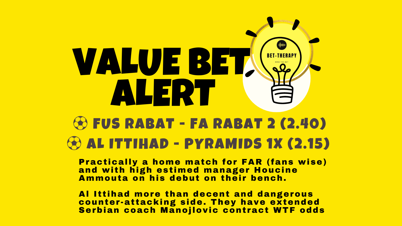 Bet Therapy betting Tips value bet στοίχημα