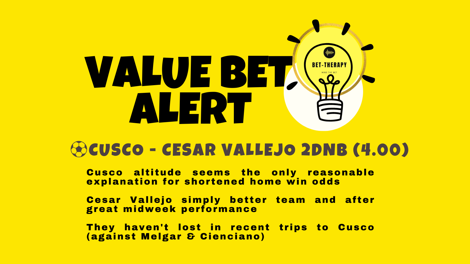 Value bet of the day στοίχημα