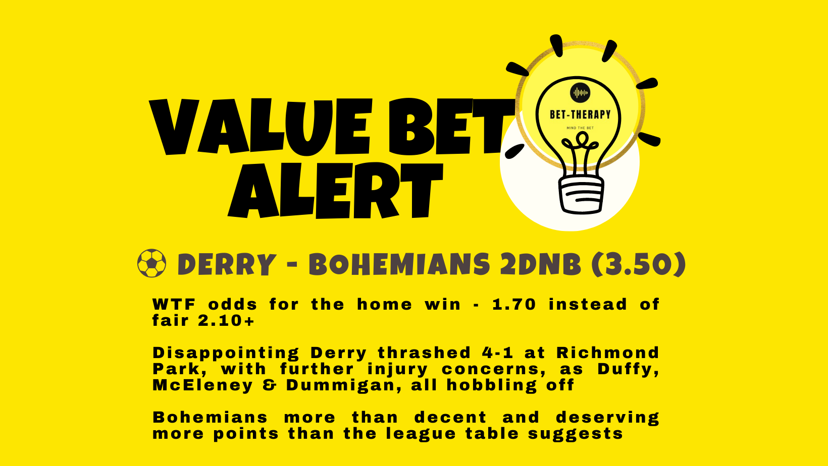 Bet Therapy Betting Tips value bet στοίχημα