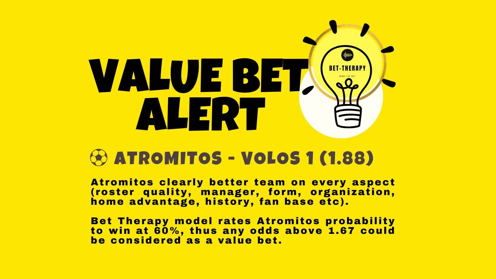 value bet of the day