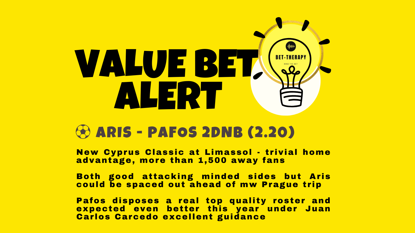 value bet of the day stoixima στοίχημα
