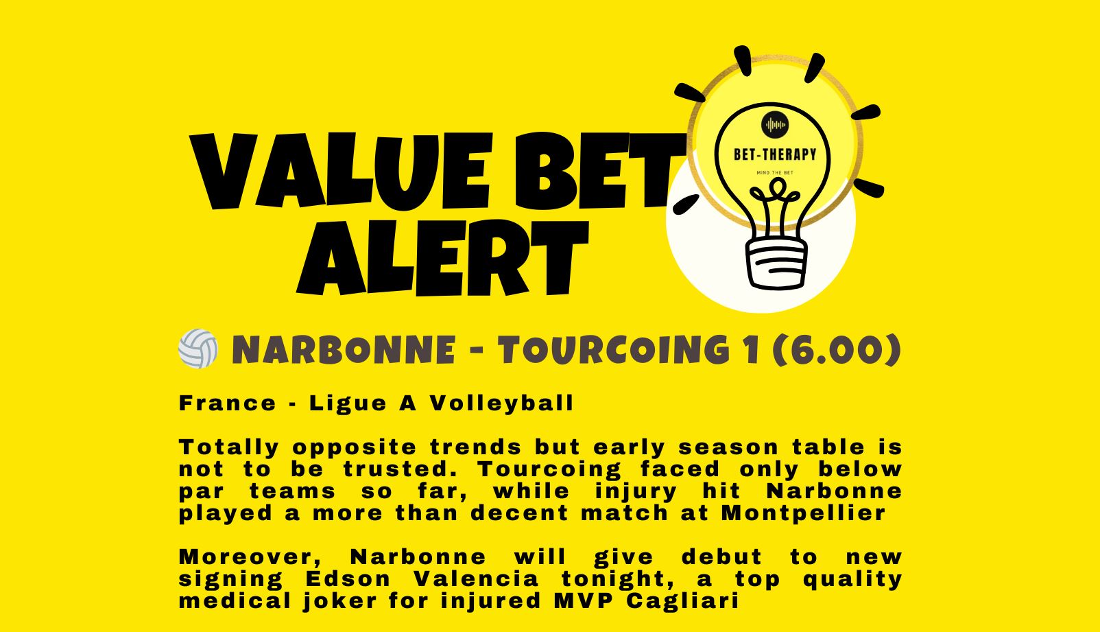 value bet of the day