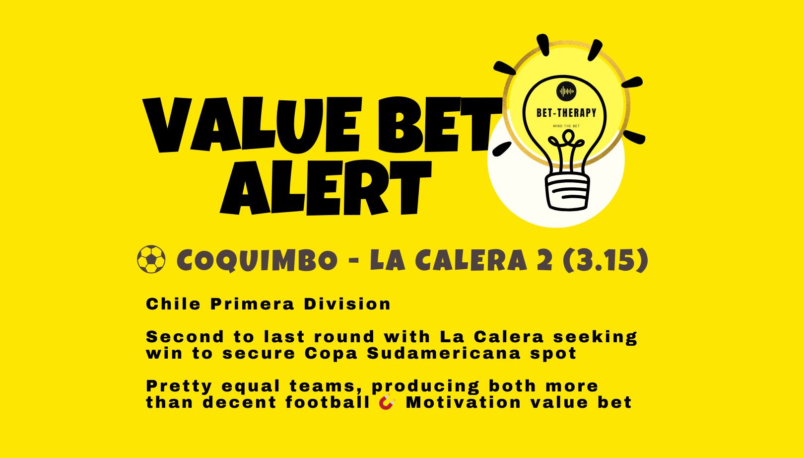 value bet of the day