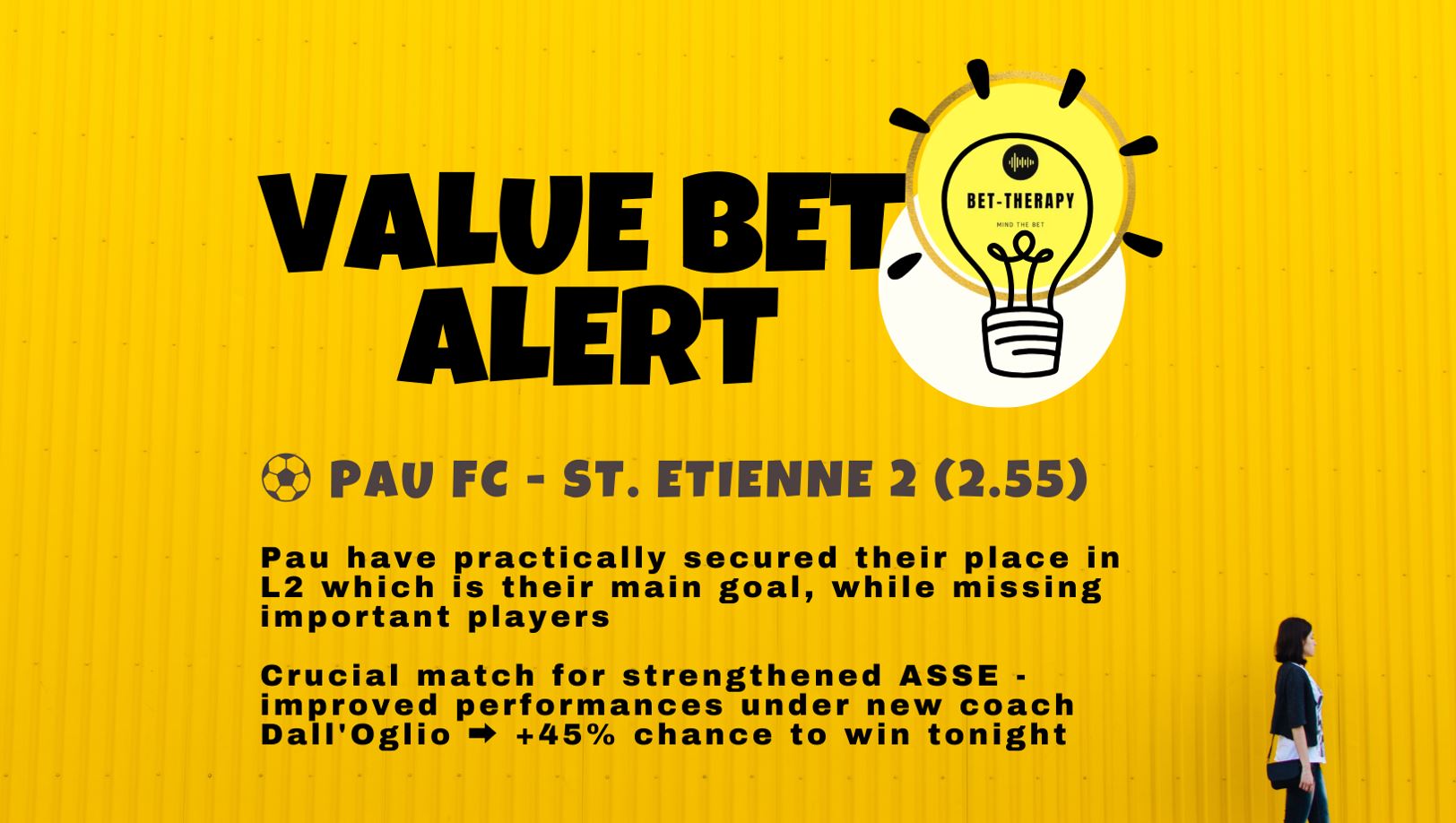 value bet of the day bet therapy