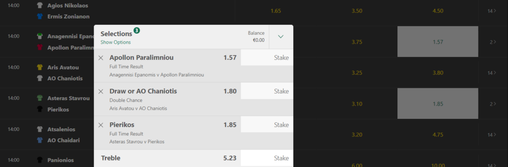 Στοίχημα value bet Αλενατόρε