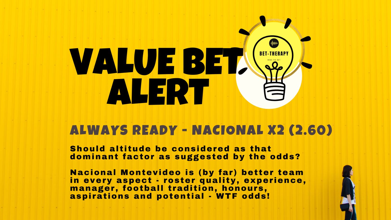 value bet of the day
