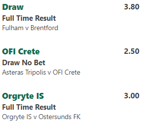 monday value bet trixie