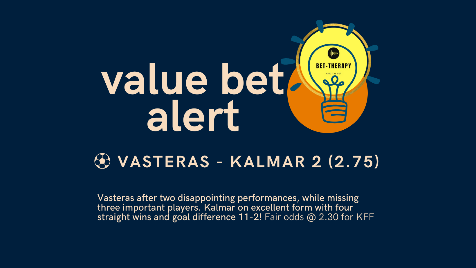 value bet of the day