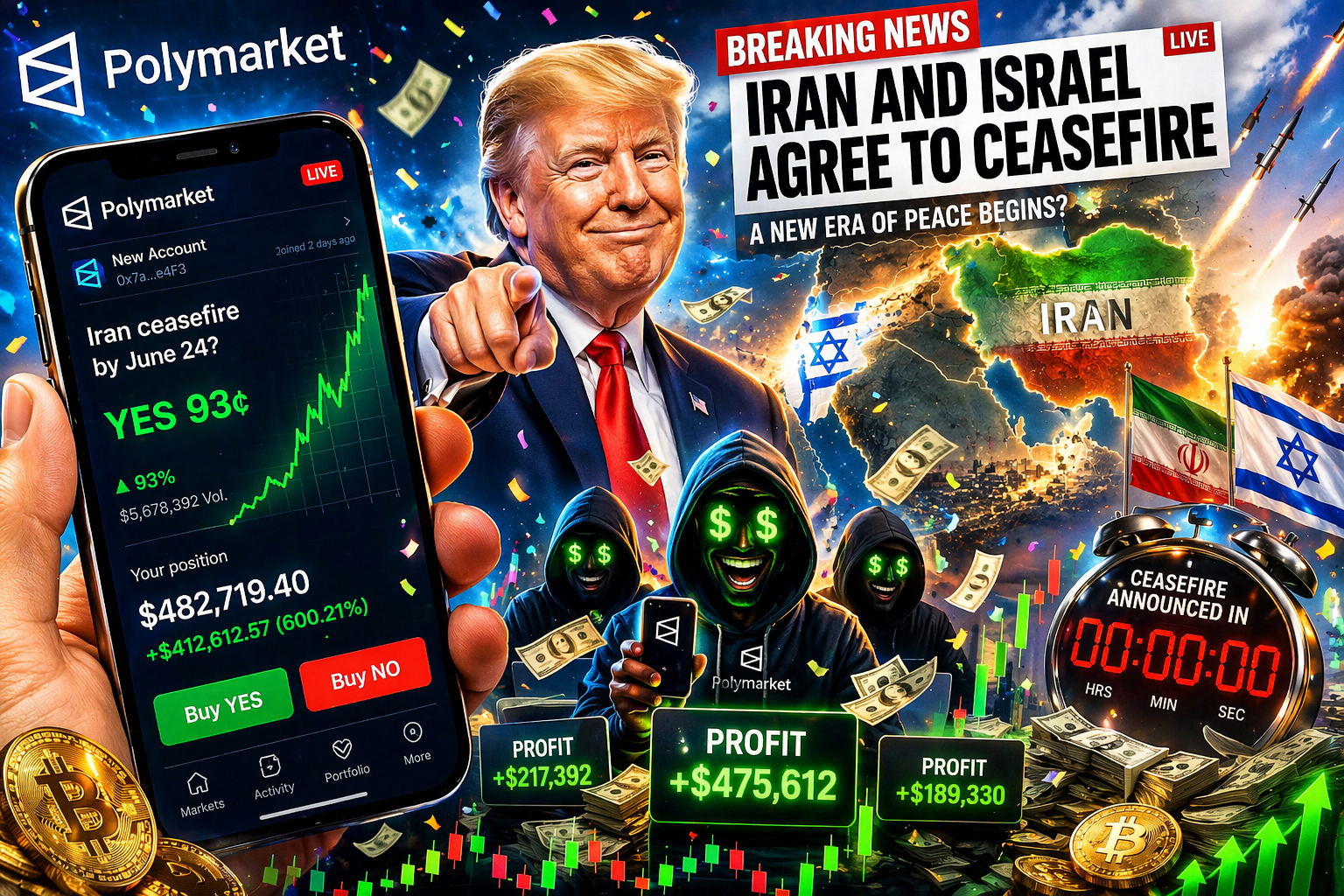 στοίχημα πολιτική Τραμπ Εκεχειρία